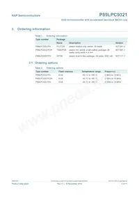P89LPC9321FA Datasheet Page 3
