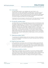 P89LPC9402FBD Datasheet Pagina 18