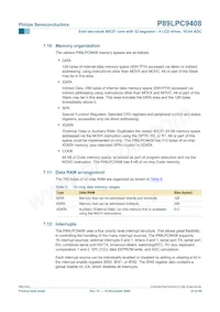 P89LPC9408FBD Datenblatt Seite 22