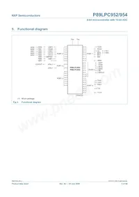 P89LPC954FBD48 Datasheet Page 5