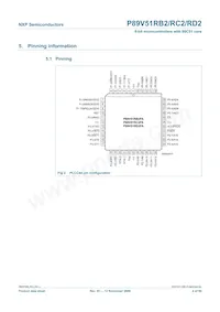P89V51RB2BBC Datasheet Page 4