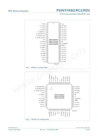 P89V51RB2BBC Datasheet Page 5