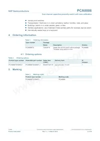 PCA8886TS/Q900/1 Datasheet Page 2