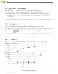 PCF51JF64VLF Datasheet Page 7