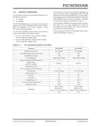 PIC16LC926T-I/PT Datasheet Page 5