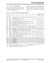 PIC16LC926T-I/PT數據表 頁面 15