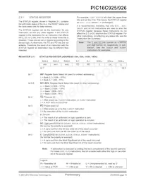 PIC16LC926T-I/PT Datasheet Page 19