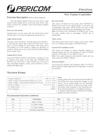 PT8A2514APE Datasheet Page 3