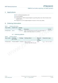 PTN3361CBSMP Datasheet Page 4