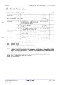 R5F11MPGAFB#30 Datasheet Pagina 12