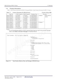 R5F2120CKFP#W4 Datasheet Page 7