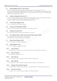 R5F2120CKFP#W4 Datasheet Page 13