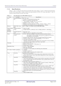 R5F21346WKFP#U0 Datasheet Pagina 2