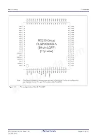 R5F52105BDFP#30 Datasheet Page 22