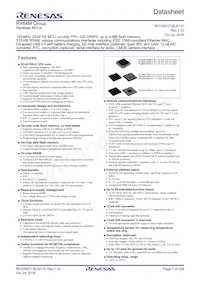 R5F564MLHDFC#31 Datasheet Cover