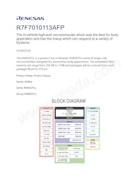 R7F7010113AFP#AA2 Datasheet Cover