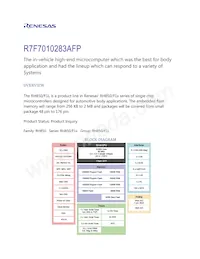 R7F7010283AFP#KA3數據表 封面