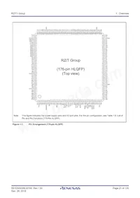 R7S910017CBG#AC0數據表 頁面 21