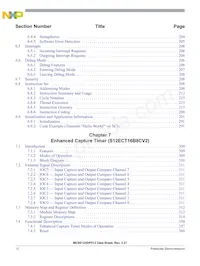S912XDQ256F1MAG Datasheet Page 12