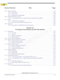 S912XDQ256F1MAG Datasheet Page 23