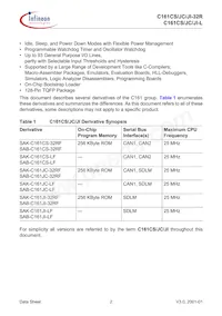 SAF-C161JI-LF CA Datasheet Page 6