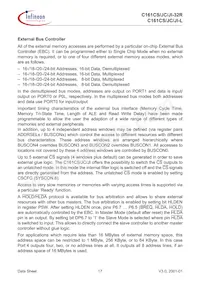 SAF-C161JI-LF CA Datasheet Pagina 21