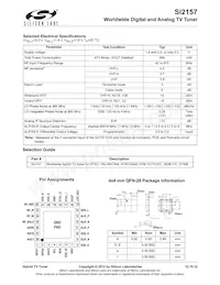 SI2157-A30-GM Datasheet Pagina 2