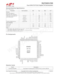 SI21622-C60-GM Datasheet Page 2