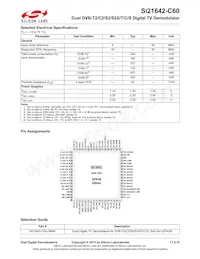 SI21642-C60-GM Datasheet Pagina 2