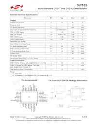 SI2165-D-GMR Datasheet Page 2