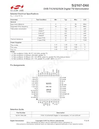 SI2167-D60-GM Datasheet Page 2