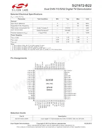 SI21672-B22-GM Datasheet Pagina 2