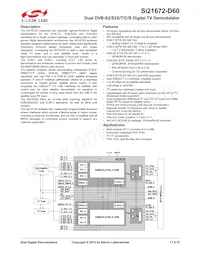 SI21672-D60-GM Datasheet Copertura