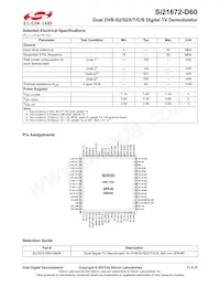 SI21672-D60-GM Datasheet Pagina 2