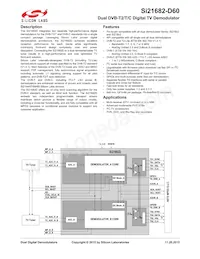 SI21682-D60-GMR Datasheet Copertura