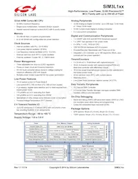 SIM3L167-C-GLR Datasheet Cover