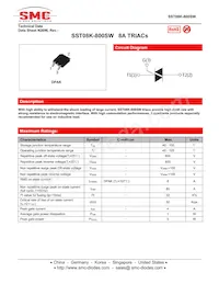 SST08K-800SWTR Datenblatt Cover