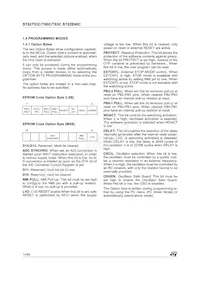 ST62T60CM3 Datasheet Pagina 14