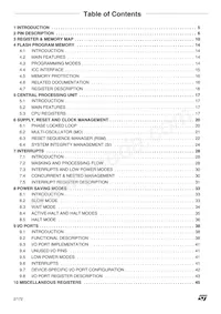 ST72F264G1B5 Datasheet Page 2