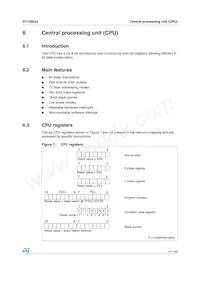 ST72F60K2U1TR Datasheet Page 21