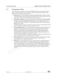 STM8AL3168TCX Datasheet Pagina 14