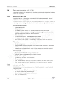 STM8L050J3M3TR Datasheet Page 14