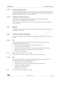 STM8L050J3M3TR Datasheet Page 21