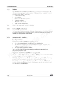 STM8L050J3M3TR Datasheet Page 22