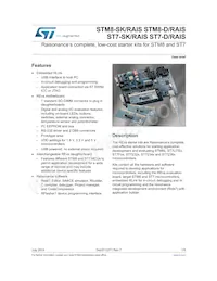 STM8S208S6T6C Datenblatt Cover