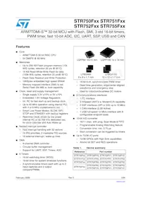 STR751FR0T6/MIN Datasheet Cover