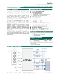 SX9501IULTRT Datasheet Copertura