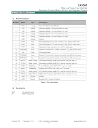 SX9501IULTRT Datasheet Page 5