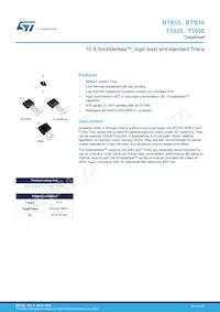 T1035-6G-TR Datasheet Cover
