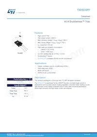 T4050-6PF Datasheet Cover